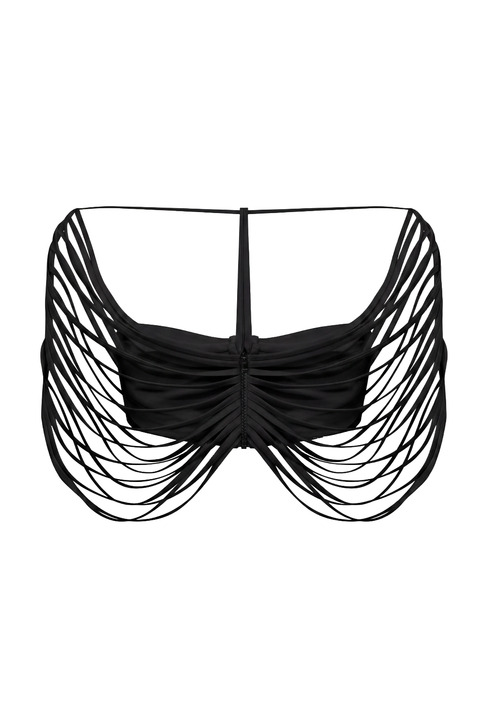 LYRIA JERSEY BUSTIER TOP