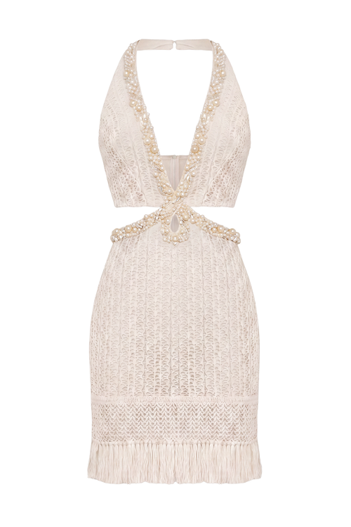AYLA FRINGE MINI DRESS