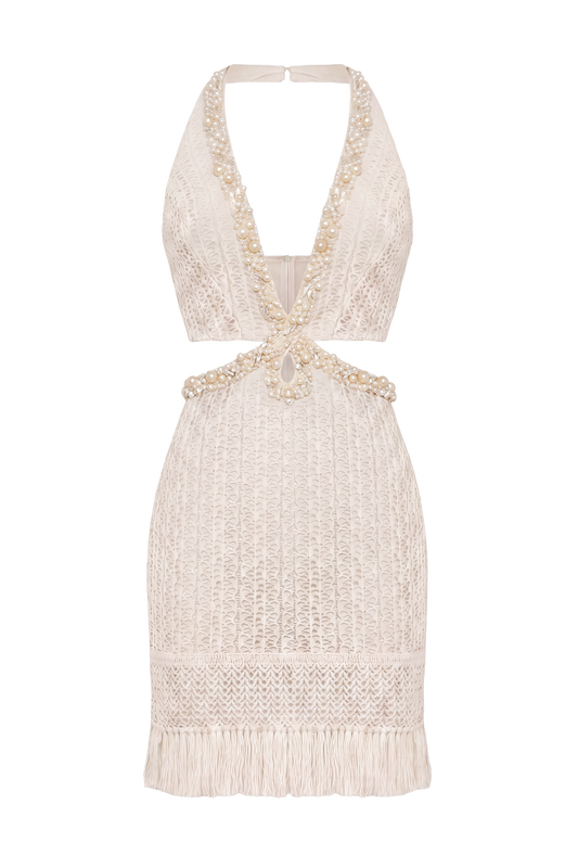 AYLA FRINGE MINI DRESS