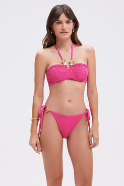 BREEZE JACQUARD STRING BIKINI BOTTOM
