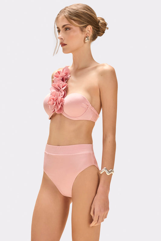 LAGOA LYCRA HIGH WAIST BIKINI BOTTOM