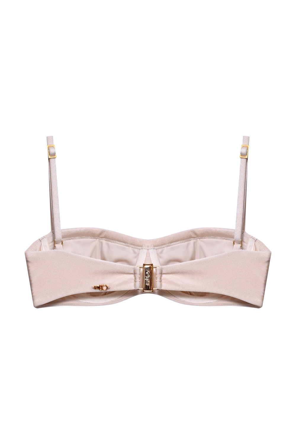 GOLDEN DUNE LYCRA EMBROIDERED BIKINI TOP