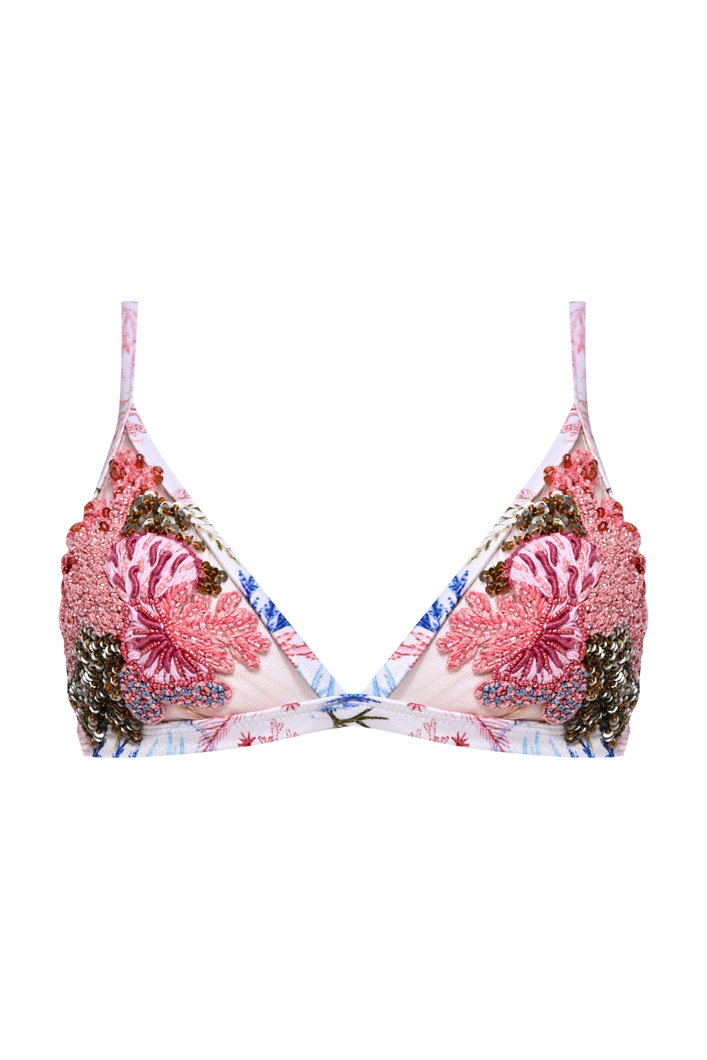 SEAWEED LACE BIKINI TOP