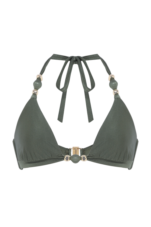 AURORA LYCRA HALTERNECK BIKINI TOP