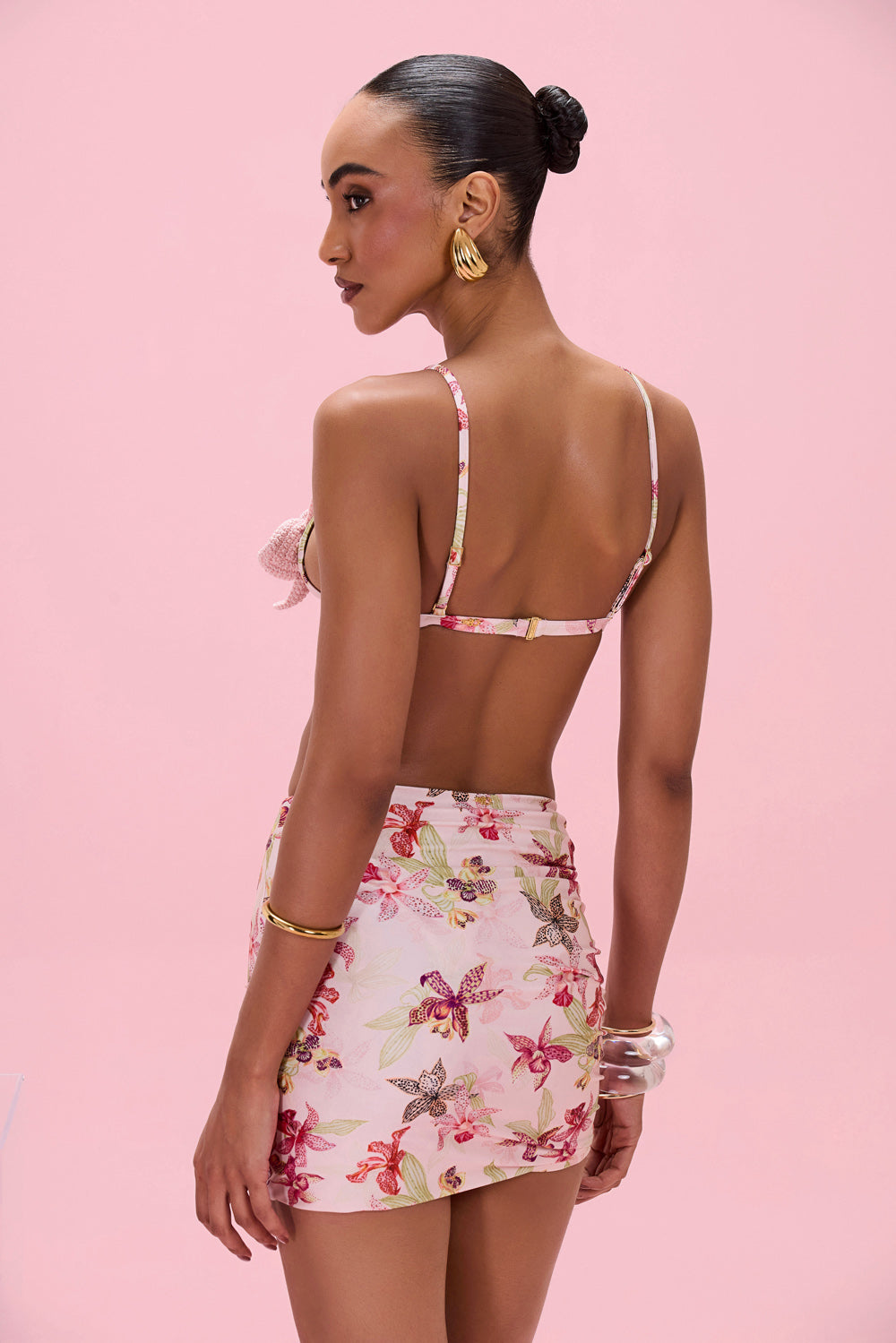ORCHID BLOOM MINI SKIRT