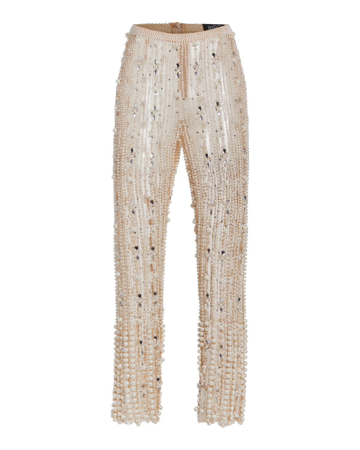 Pearl-Beaded Straight Leg Pant (EXCLUSIVE)