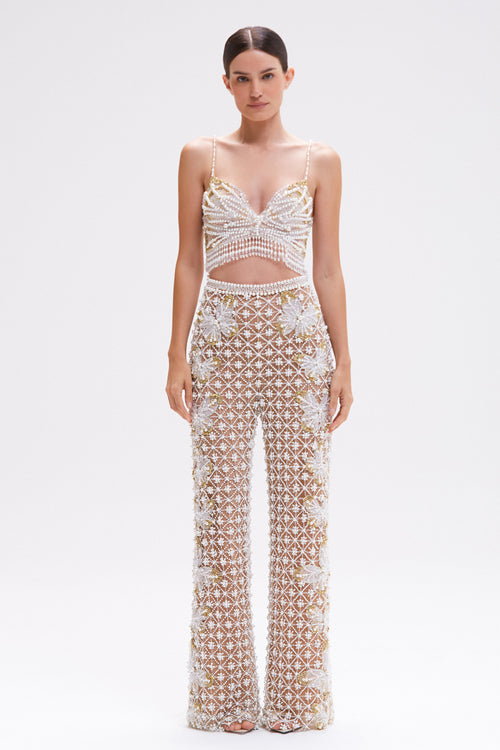 BUTTERFLY EMBROIDERY PANTS