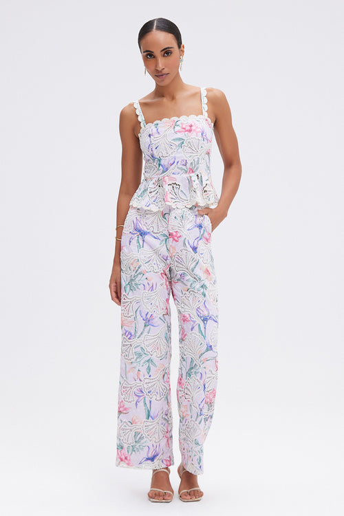 AMARYLLIS EMBROIDERED PANT