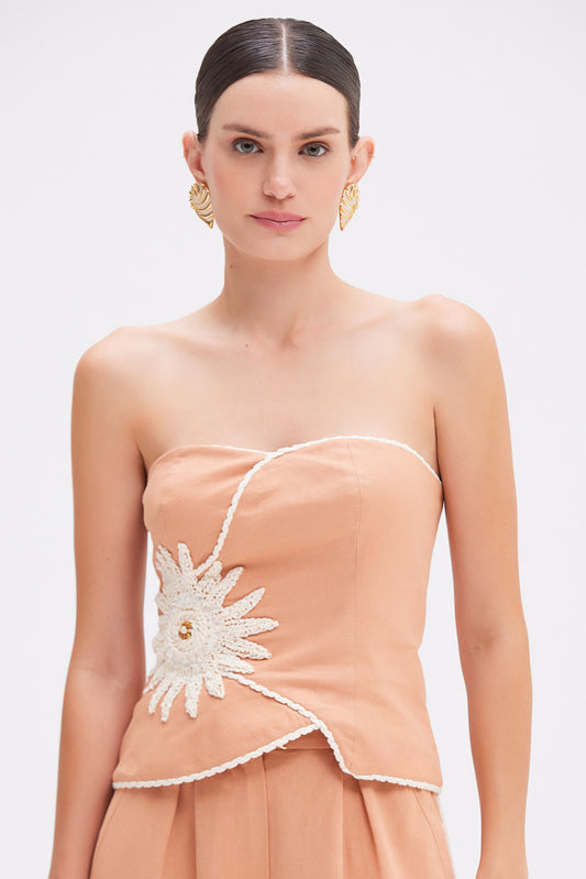 TROPIC LINEN TOP