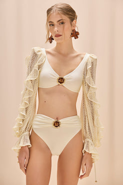 JADE LYCRA HIGH WAIST BIKINI BOTTOM