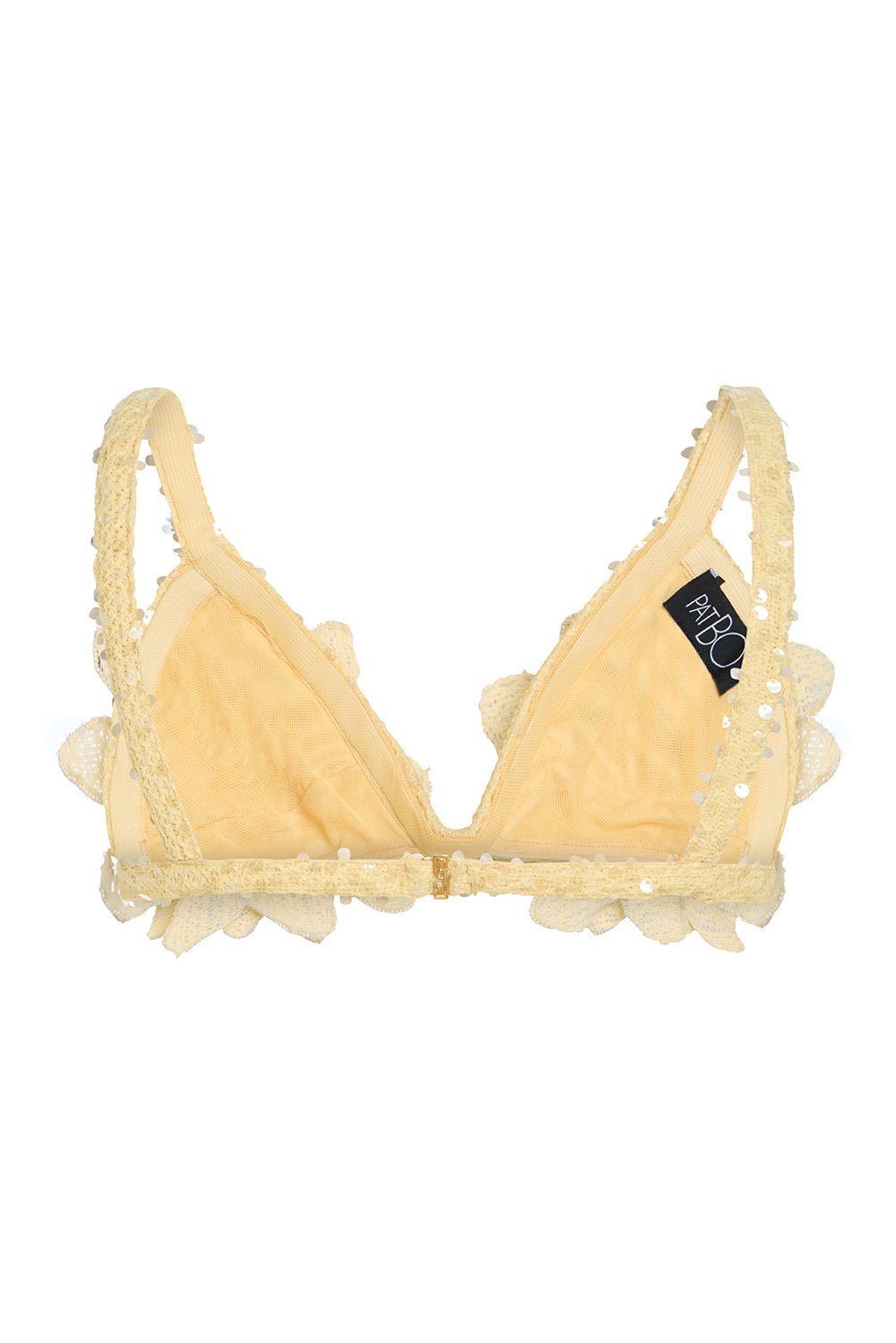 IARA CROCHET EMBROIDERED BRA TOP (RUNWAY)
