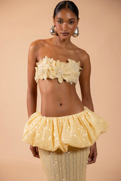 IARA CROCHET STRAPLESS TOP (RUNWAY)
