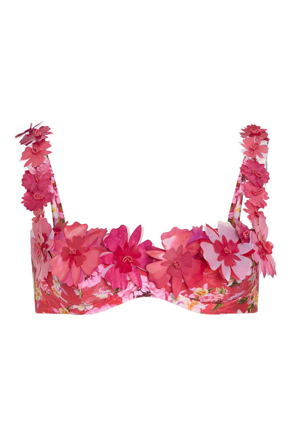 PEONY SEQUIN PRINTED TOP (RUNWAY)