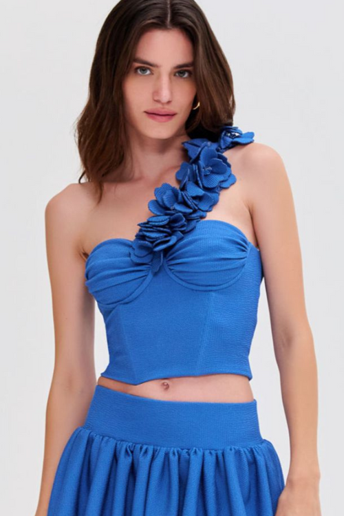 MERIAN KNIT ONE SHOULDER TOP