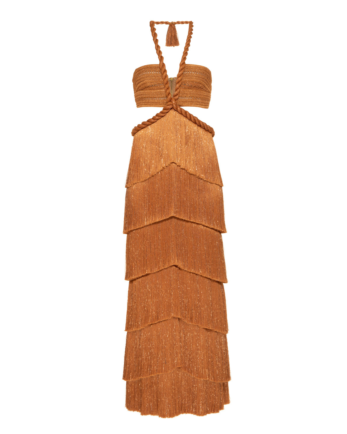 PAMPAS FRINGE DRESS