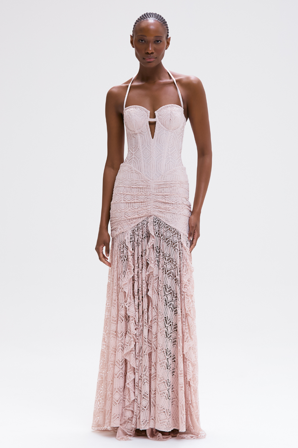 SEASHELL LYCRA GOWN