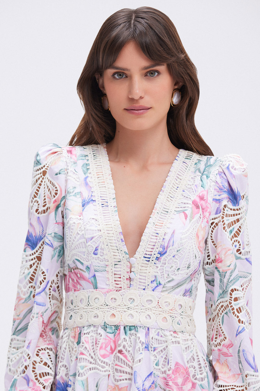 Coral Goddess Boubou Dress - silk kaftan dress with sequin