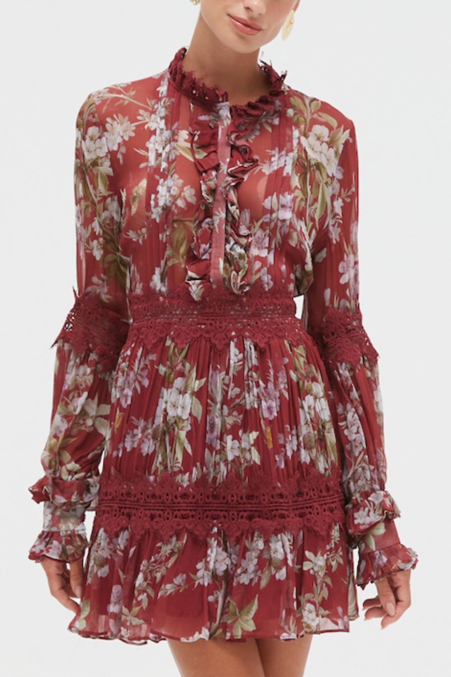 DELICATA FLUTTER MINI DRESS