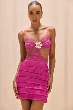 LYA FRINGE MINI DRESS