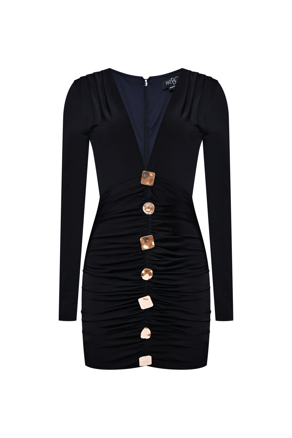 MOONLIT JERSEY LONG SLEEVE MINI DRESS