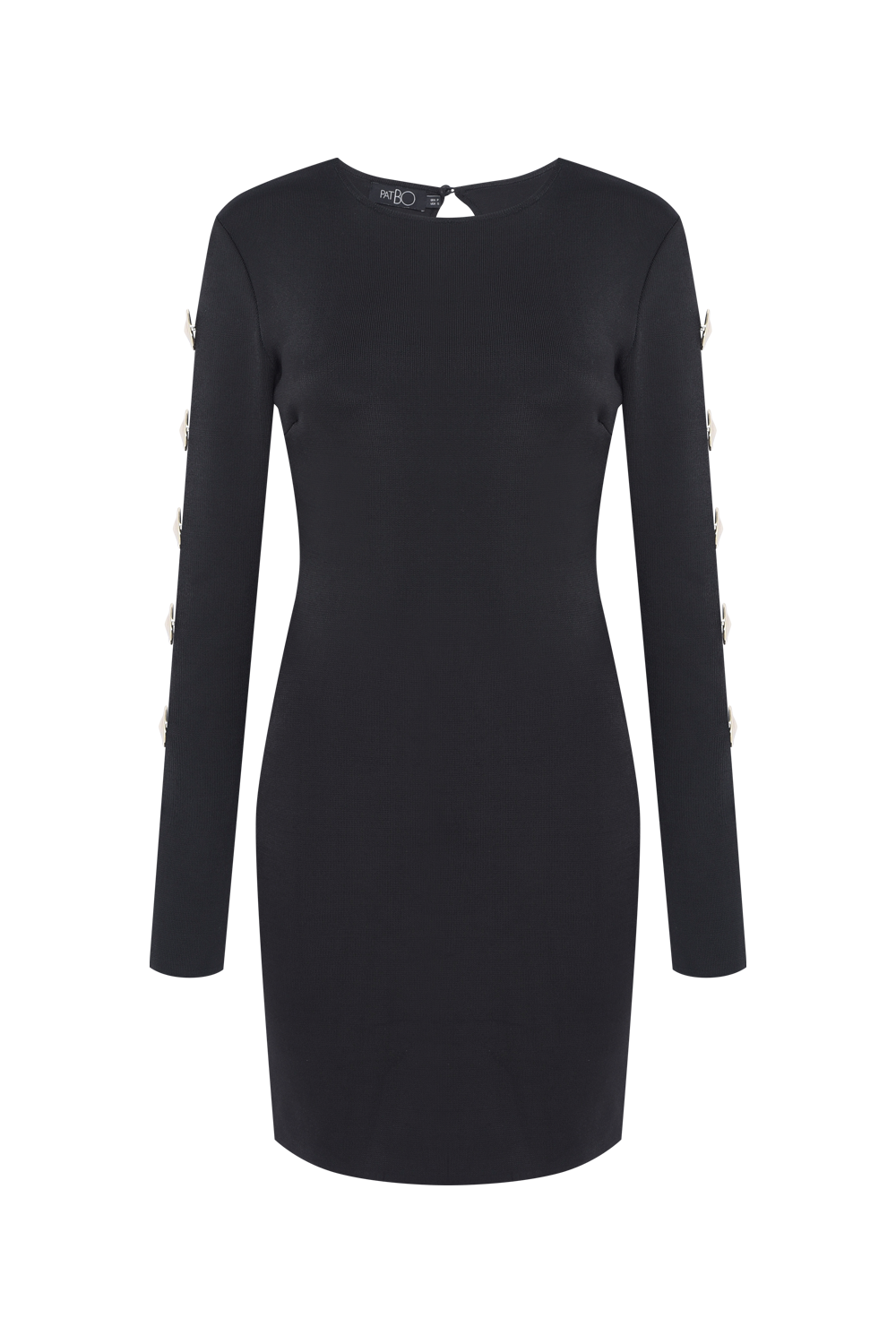 BIBI KNIT LONG SLEEVE MINI DRESS