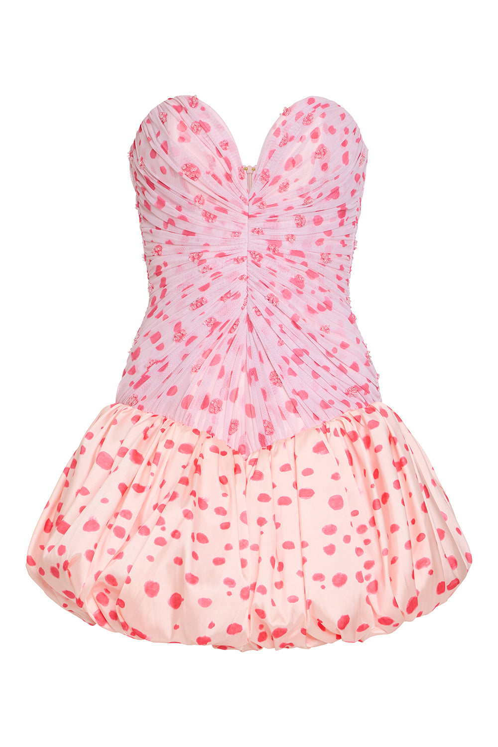DOTS EMBROIDERED MINI DRESS (RUNWAY)