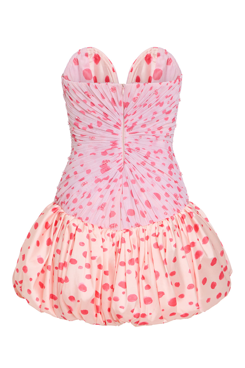 DOTS EMBROIDERED MINI DRESS (RUNWAY)