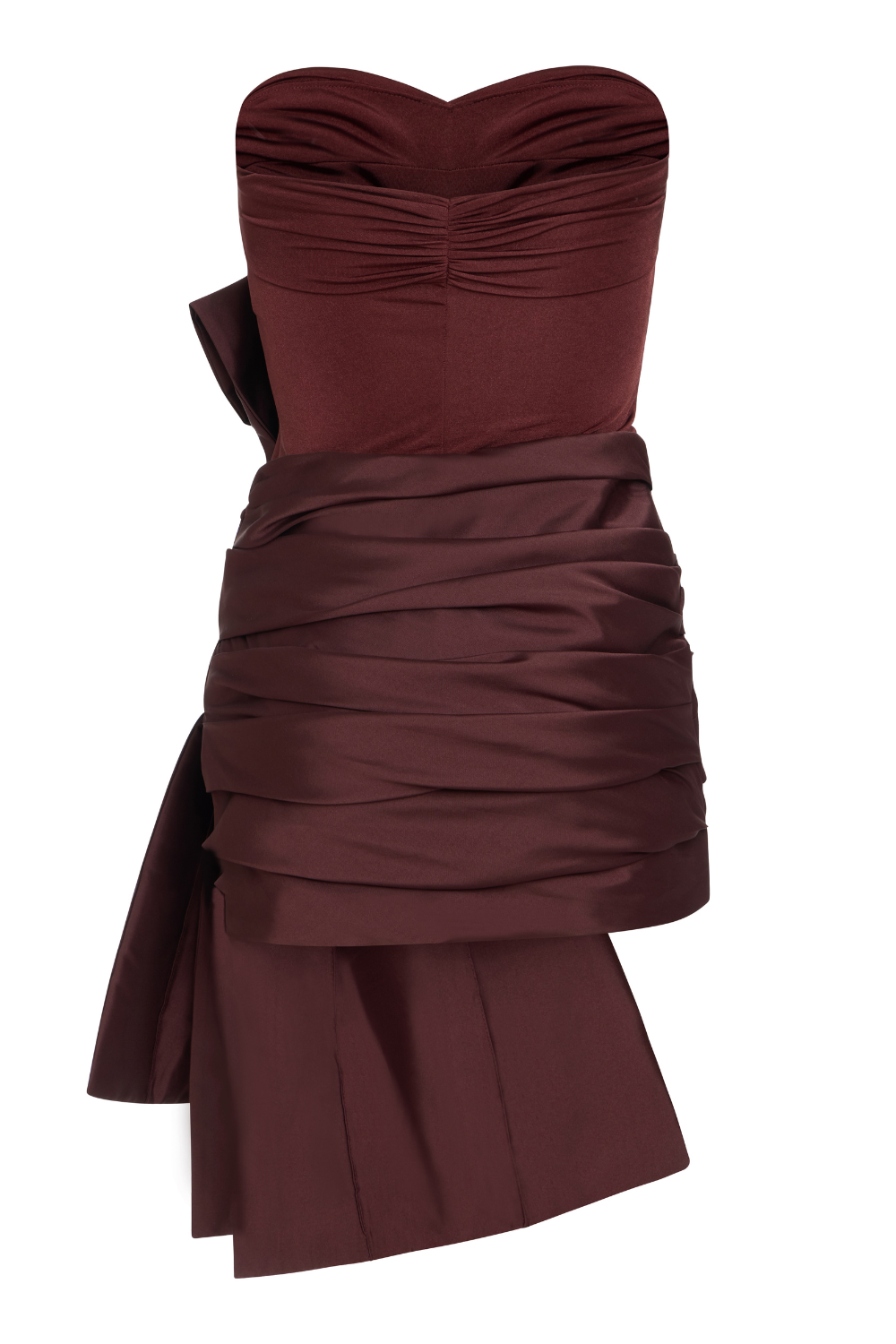 TAFFETA TARSILA BOW MINI DRESS (RUNWAY)
