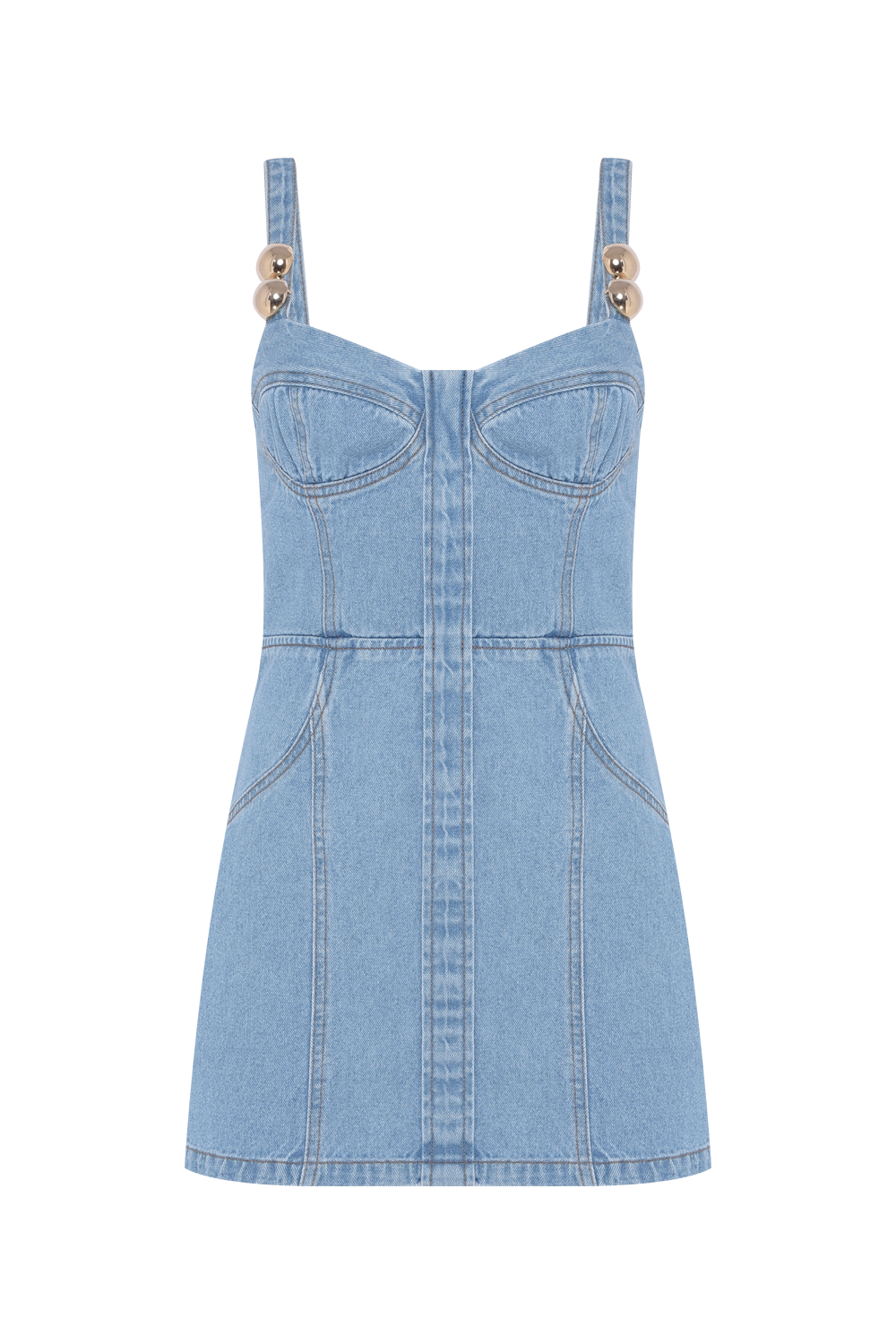MARINA DENIM MINI DRESS
