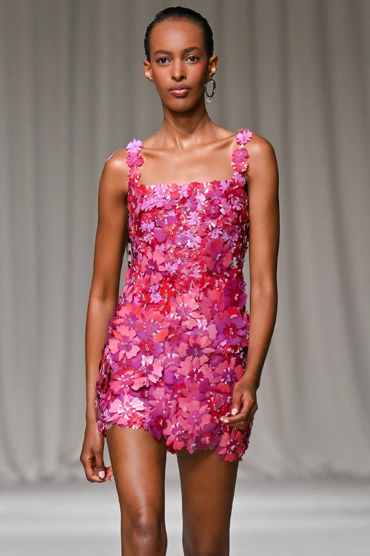 TULLE BLANCA MINI DRESS (RUNWAY)
