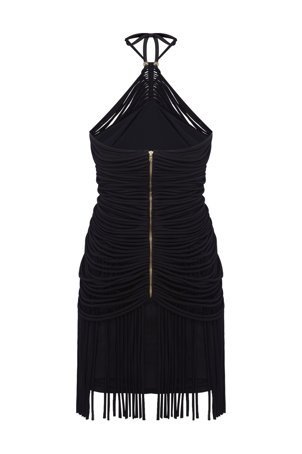 LYRIA JERSEY HALTERNECK MINI DRESS