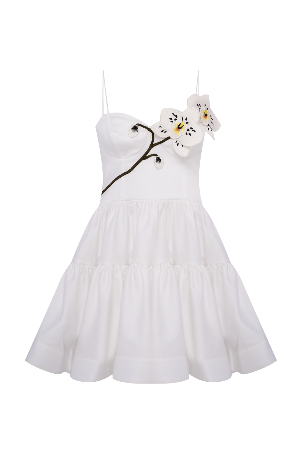 BLOSSOM POPLIN ORCHID MINI DRESS
