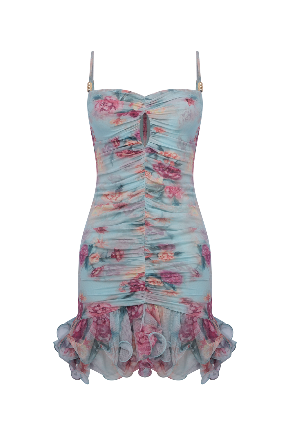 FLORA MIST MINI DRESS