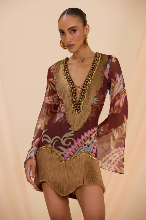 BOHO MINI DRESS