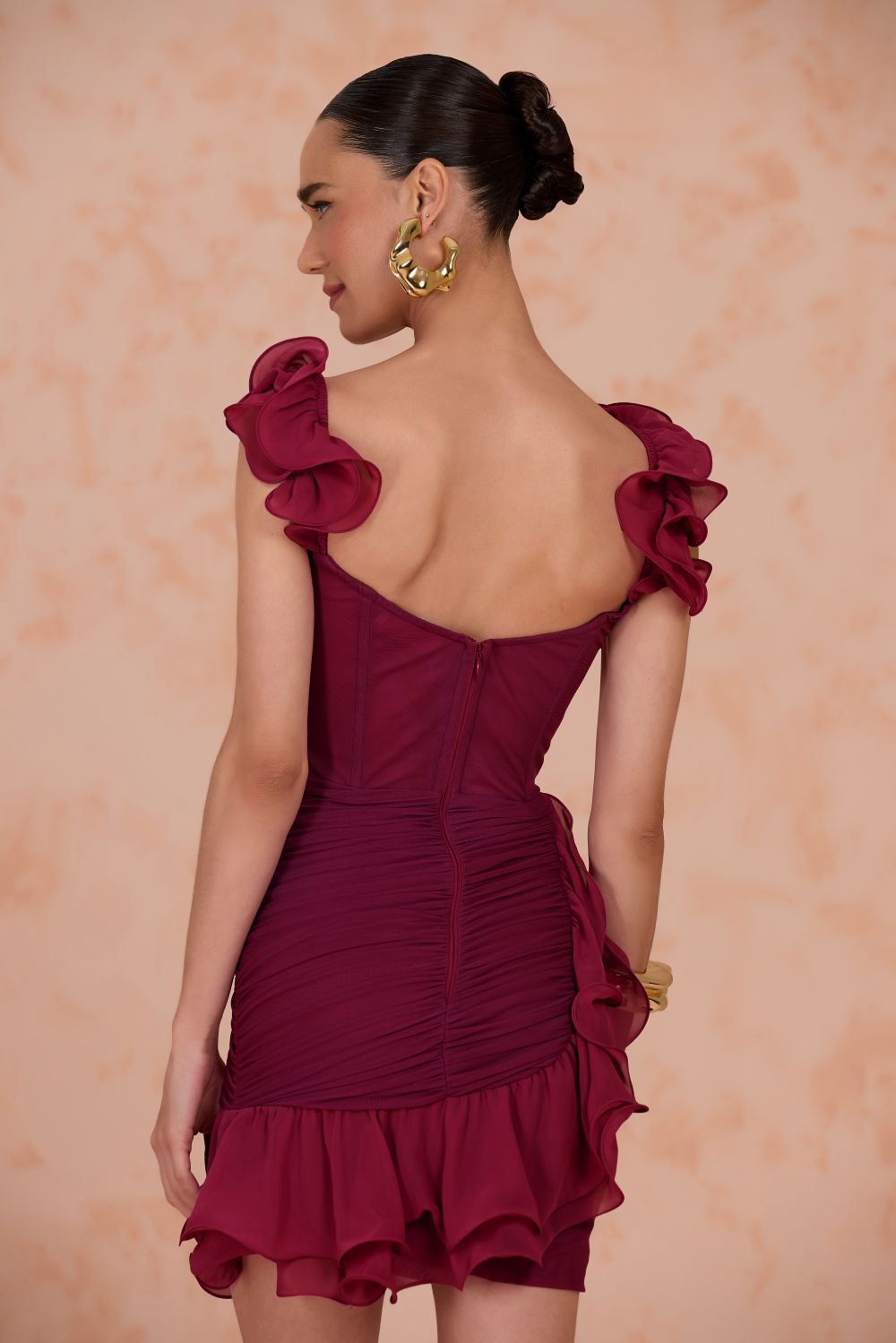 CHIFFON GLORIA MINI DRESS