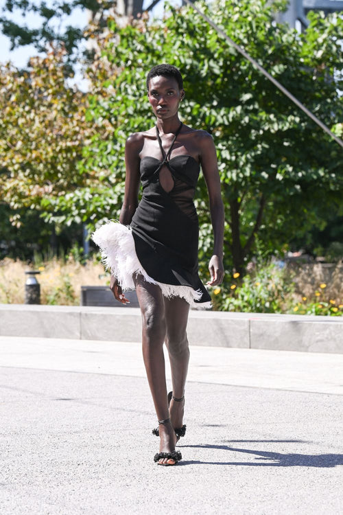 GARDEN SCULPT MINI DRESS (RUNWAY)