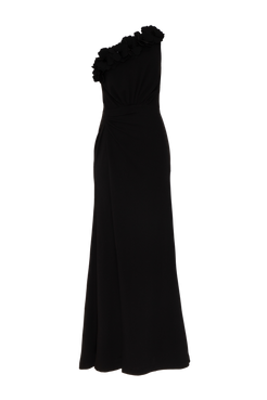 LIGHT SPOT CREPE GOWN