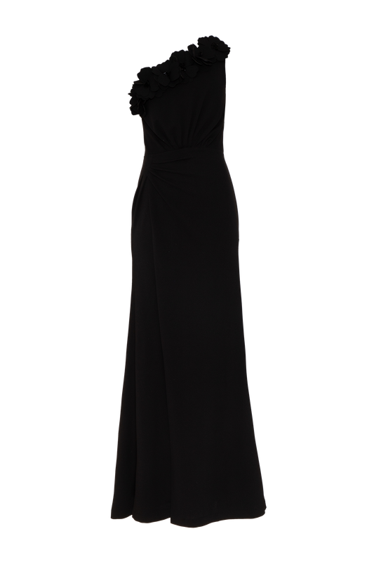 LIGHT SPOT CREPE GOWN