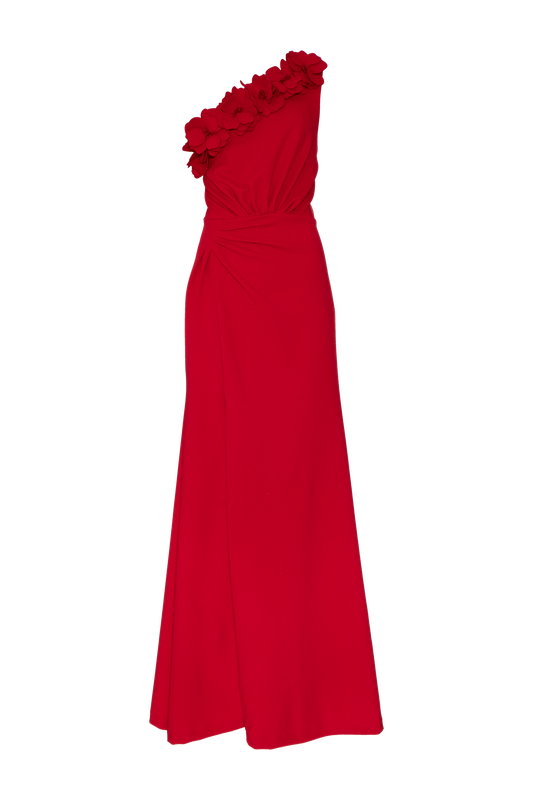 LIGHT SPOT CREPE GOWN