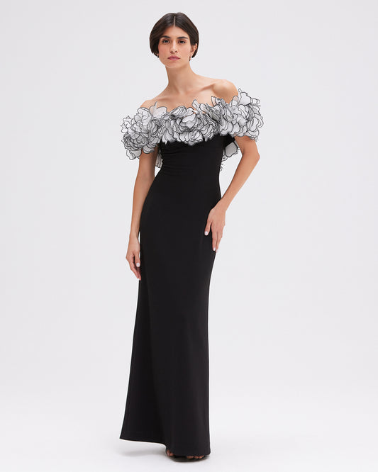 FLUTTER MAXI DRESS (RUNWAY)