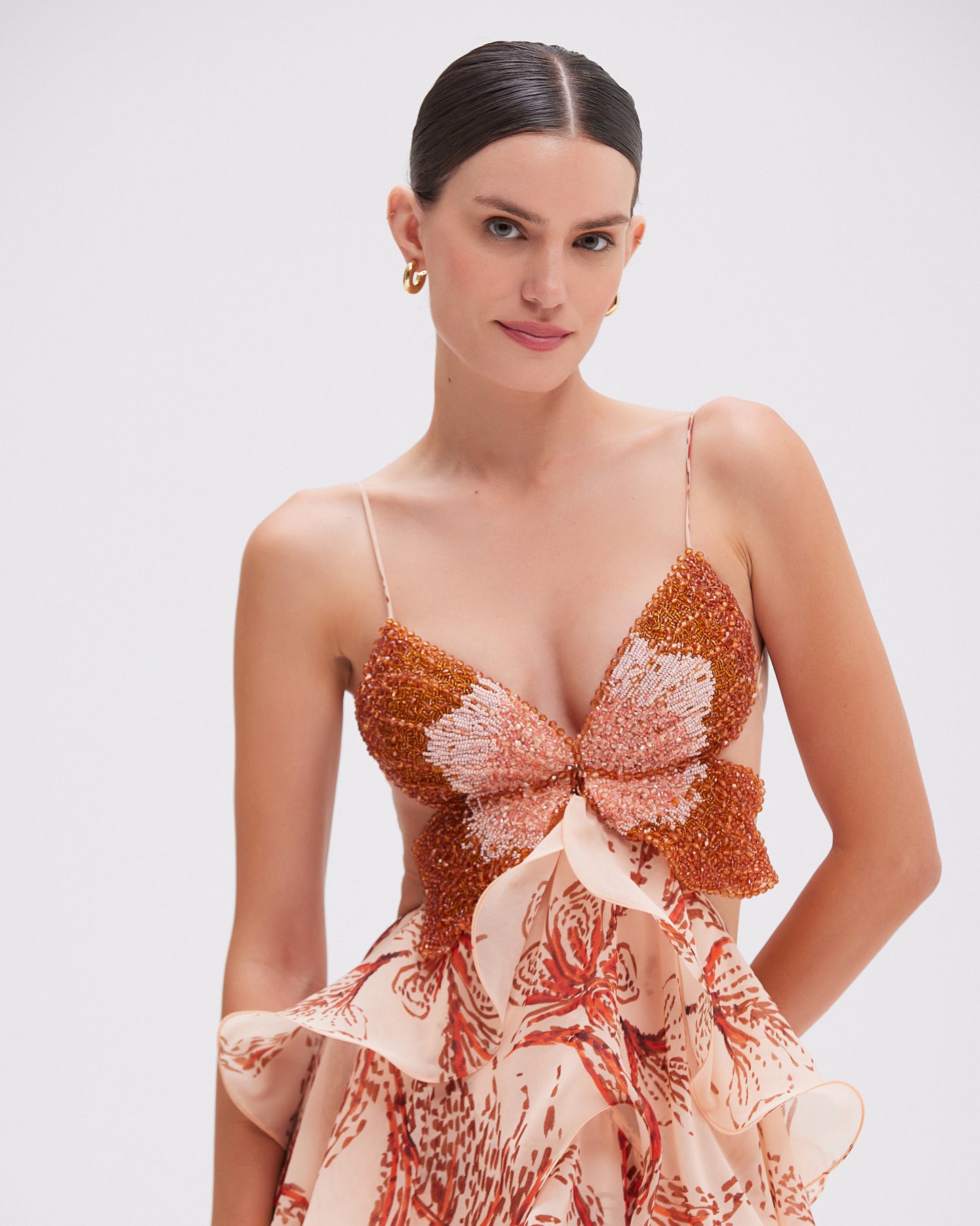 SUNSET BUTTERFLY MAXI DRESS (RUNWAY)