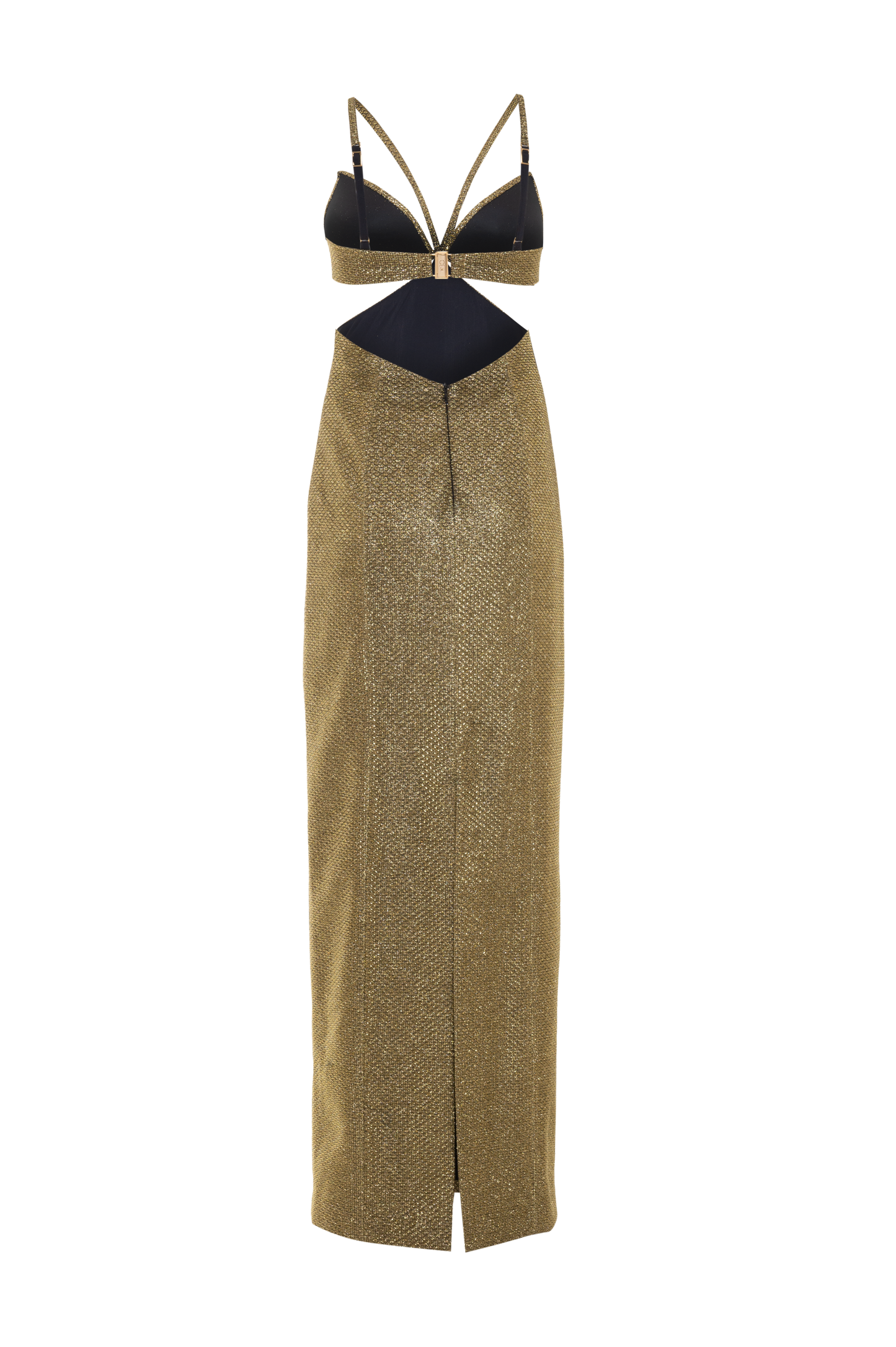 GOLDEN WEAVE GOWN