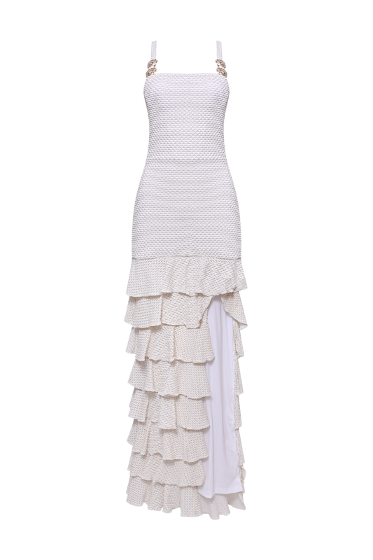 GAVEA MESH LONG DRESS