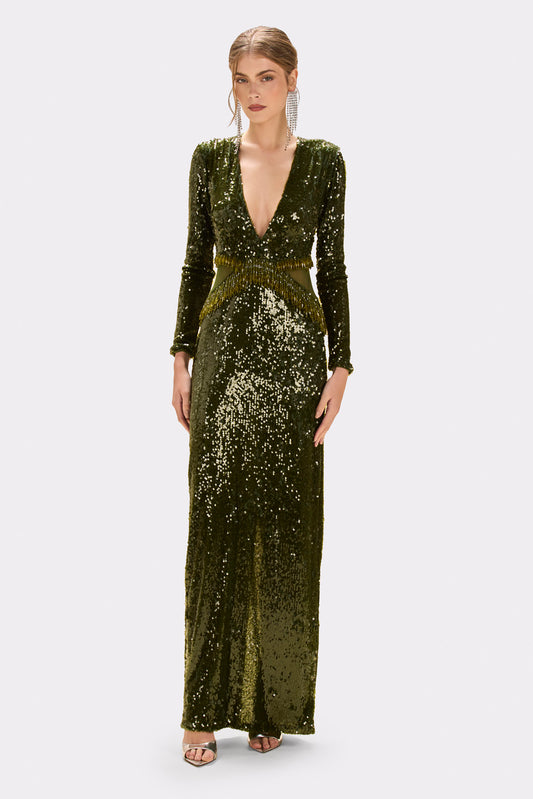 BOSSA SEQUIN GOWN