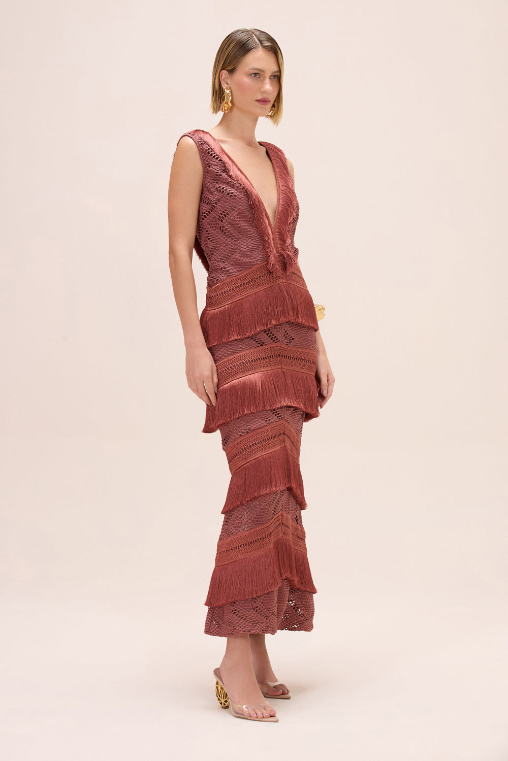 LYRA MESH MAXI DRESS