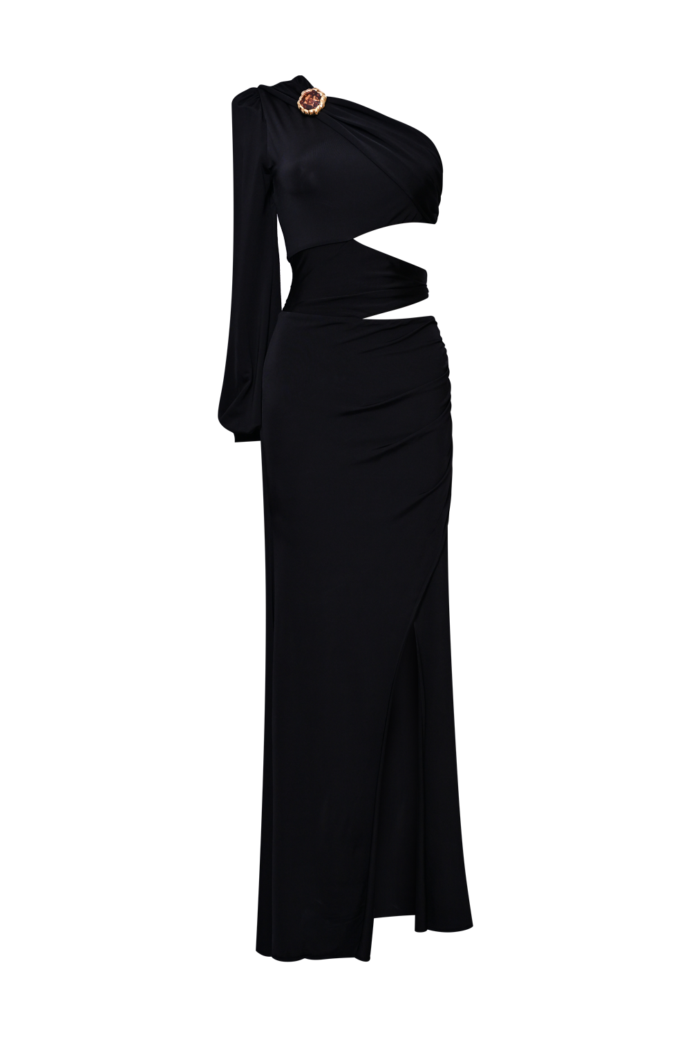 MOONLIT JERSEY ONE SLEEVE GOWN