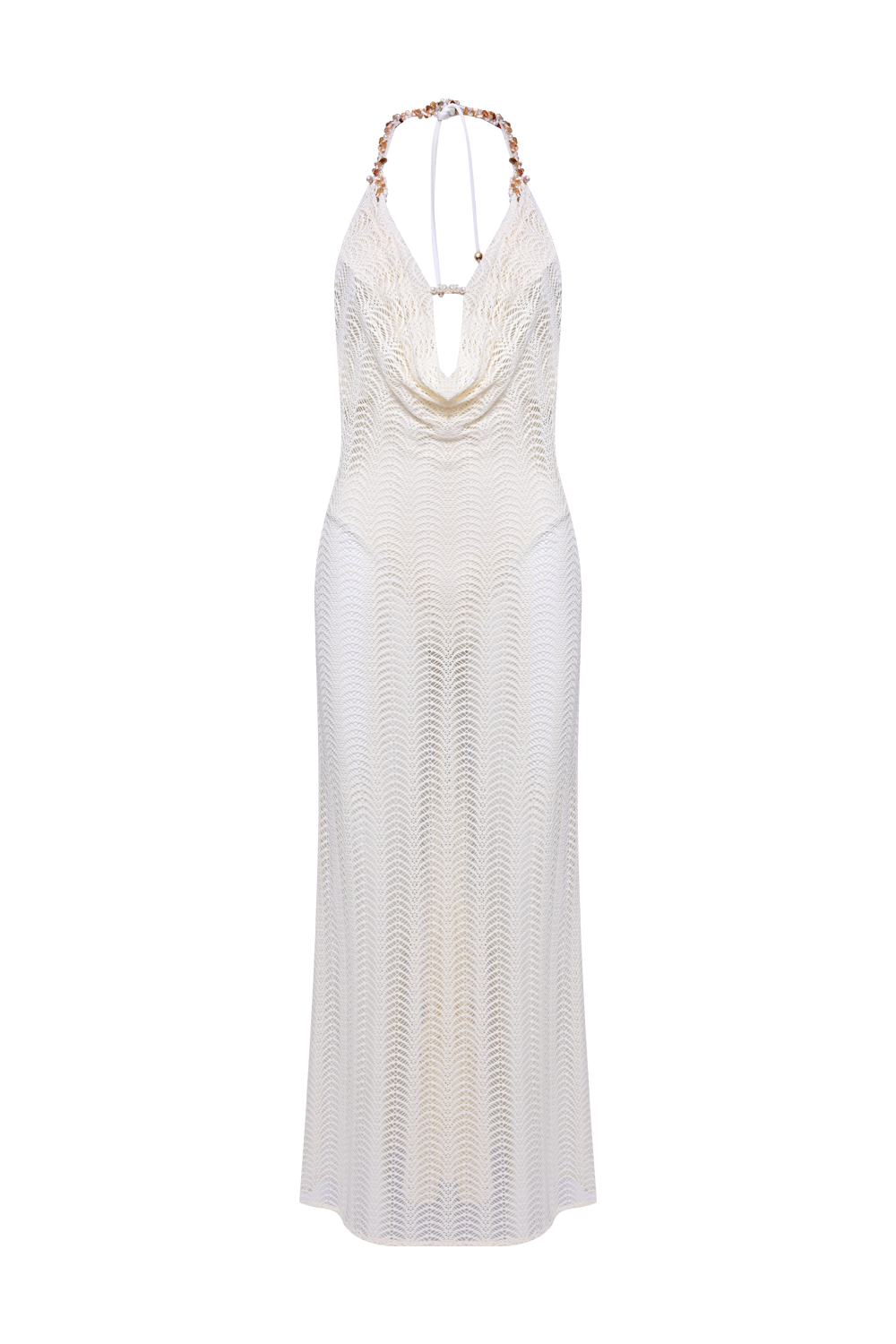 WAVE MESH BEACH DRESS