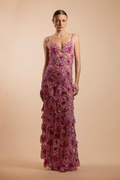 AMELIA EMBROIDERY MAXI DRESS