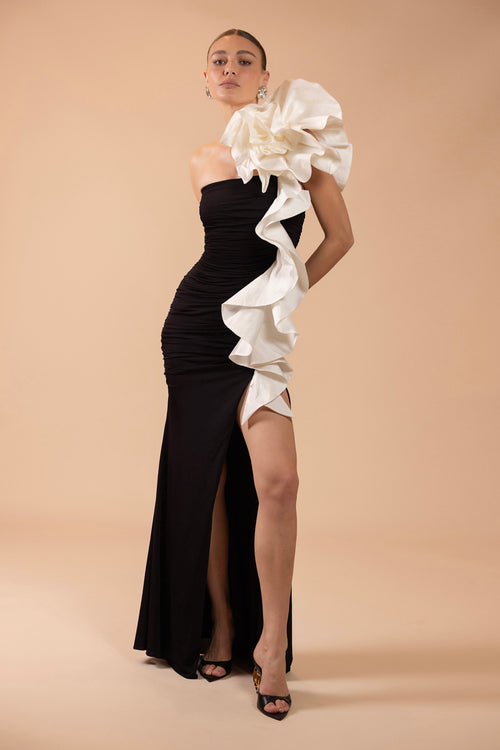 CECILIA TAFETA MAXI DRESS (RUNWAY)