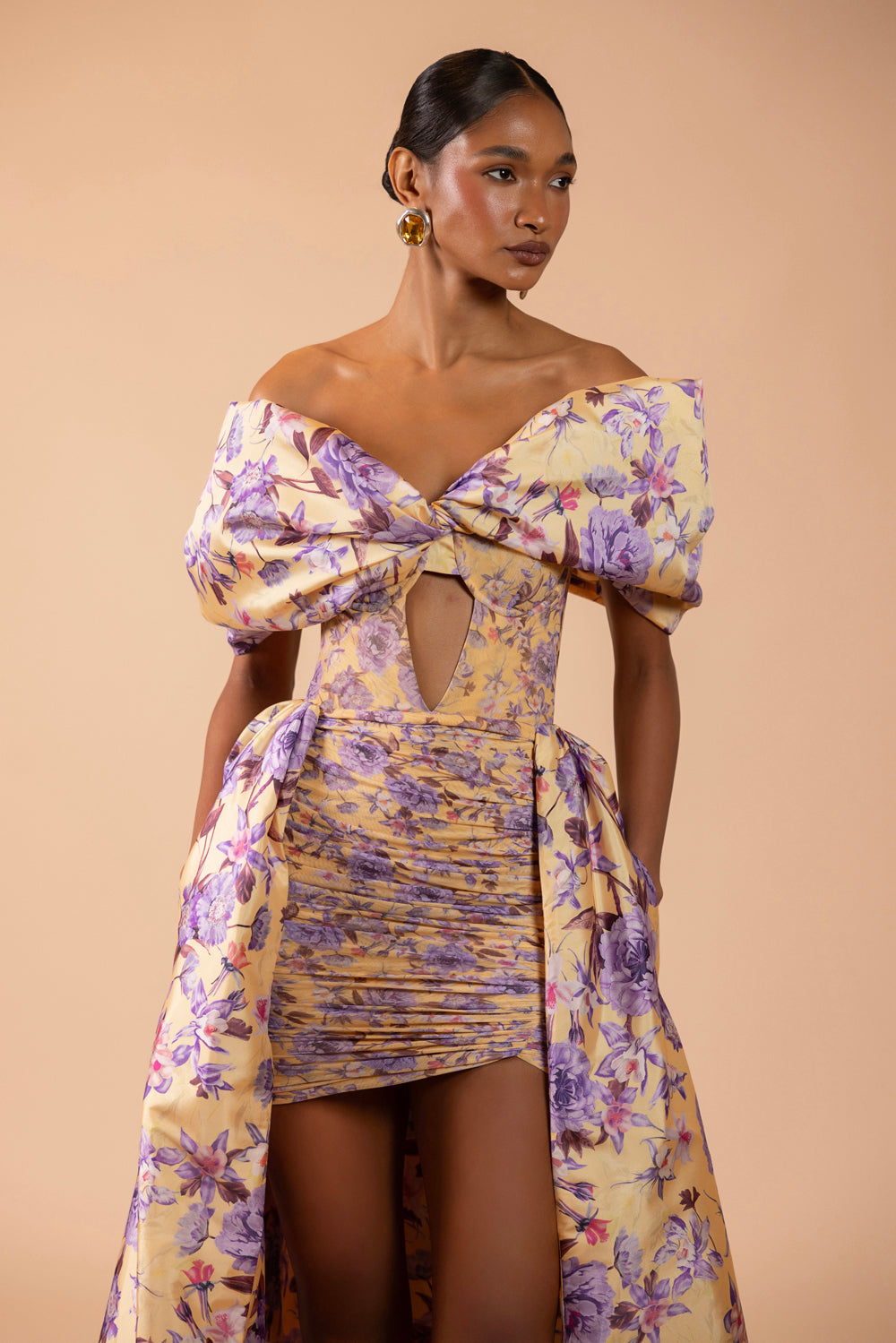 PEONY DOTS MAXI DRESS (RUNWAY)